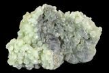 Green Prehnite Crystal Cluster - Morocco #127389-1